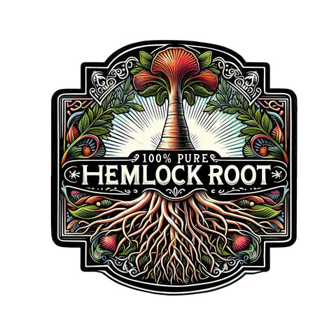 Ohio DTF Transfer | 100% Pure Hemlock Root - A deadly and poisonous design for Halloween.