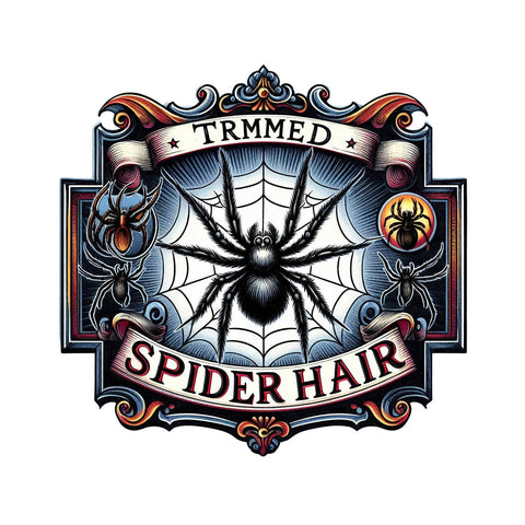 Ohio DTF Transfer | Trimmed Spider Hair 1 - A creepy and crawly design featuring spider hair.