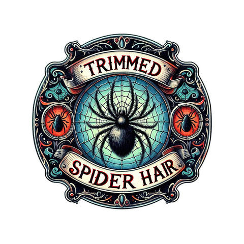 Ohio DTF Transfer | Trimmed Spider Hair 2 - Another creepy and crawly design featuring spider hair.