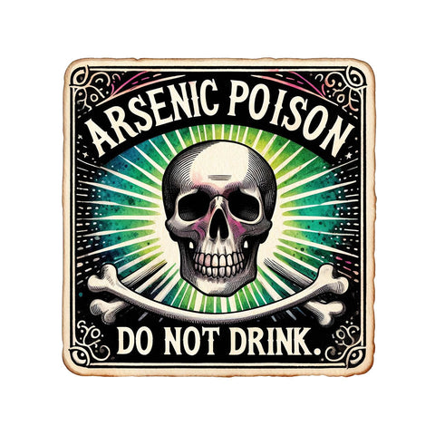 Ohio DTF Transfer | Arsenic Poison Do Not Drink 1 - A dangerous and poisonous design for Halloween.