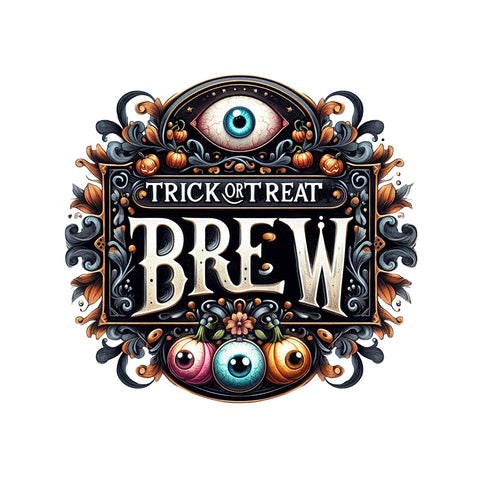 Ohio DTF Transfer | Trick or Treat Brew 4 - Another festive and spooky Halloween design.