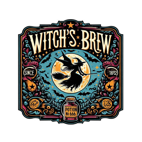 Ohio DTF Transfer | Witch's Brew 1 - A magical and mysterious design for Halloween.